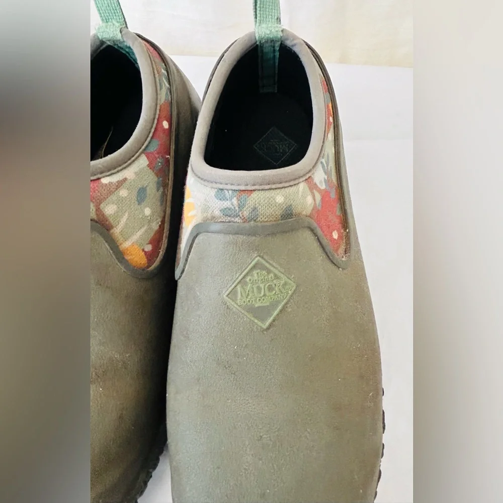 Duck Muck Women's Green‎ Slip-On Waterproof Shoes